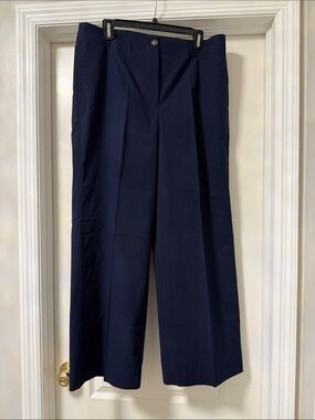 Talbots Navy Wide Leg Pants